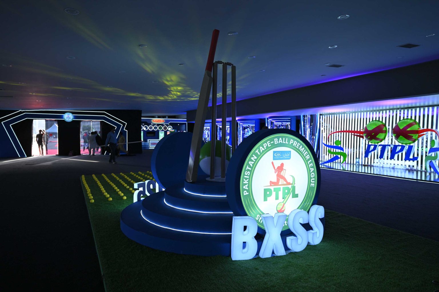 Pakistan Tape Ball Premier League Official PTPL Logo and Branding